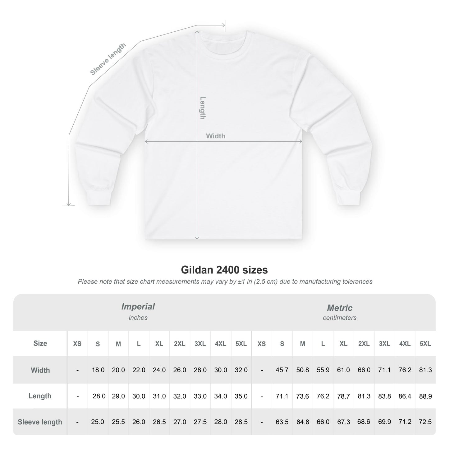 Ultra 100% Cotton Long Sleeve Tee